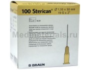 B.Braun Sterican Игла инъекционная одноразовая стерильная 19G (1.1 x 50 мм)