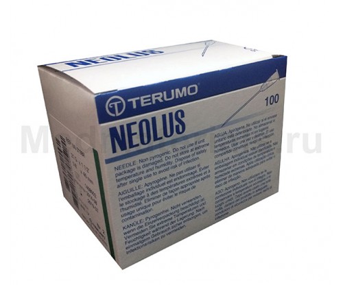 Terumo Neolus Игла инъекционная одноразовая стерильная 21G (0,8 х 40 мм) 