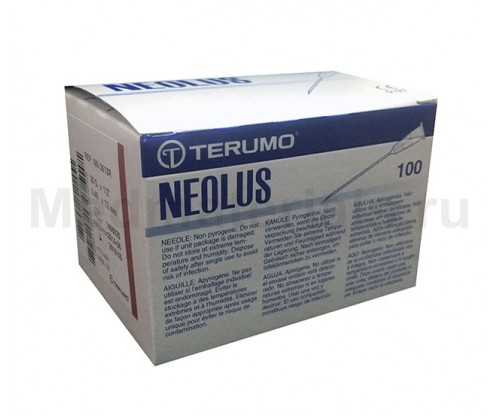 Terumo Neolus Игла инъекционная одноразовая стерильная 26G (0,45 х 12 мм) 